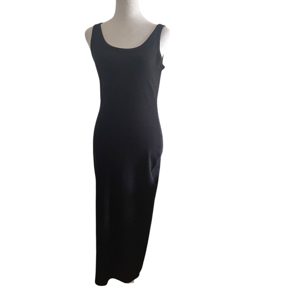 AG Adriano Goldschmied Ribbed Tank Dress Size M Color Black